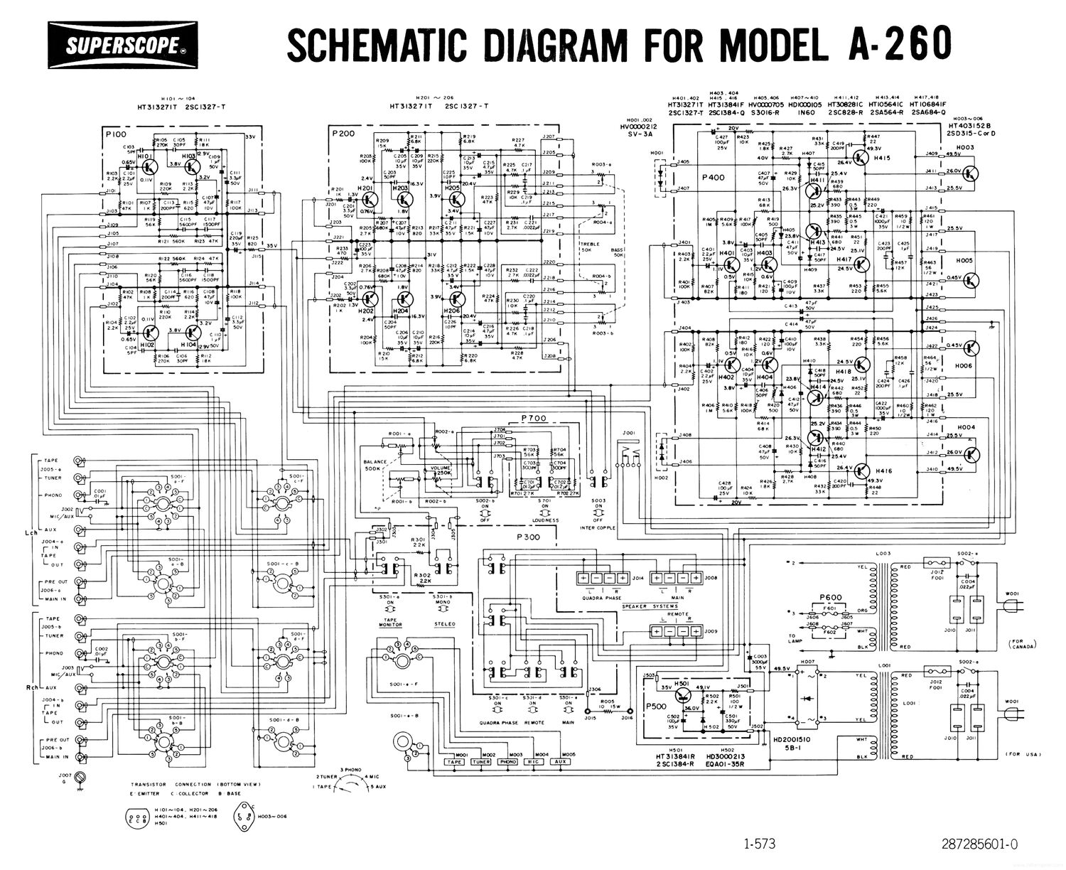 Superscope A 260 schema 1