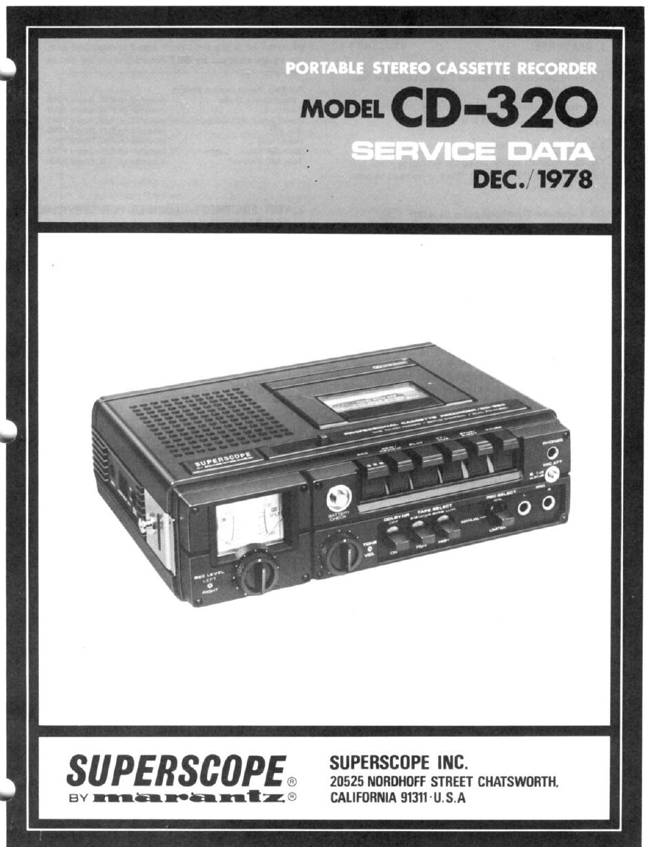 Superscope CD 320 SM