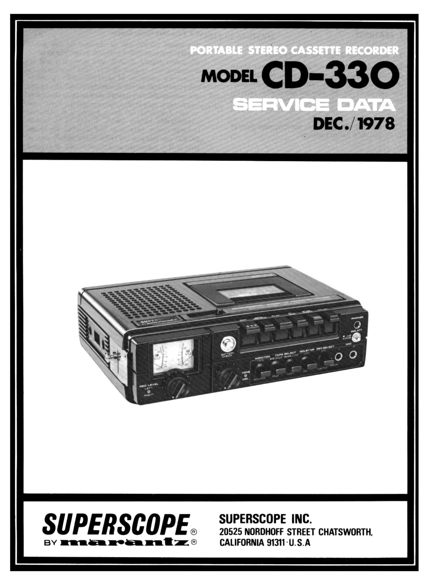 Superscope CD 330 SM