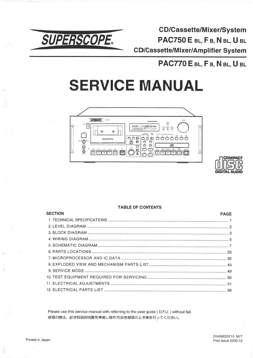 Superscope PAC750 770 SM EN