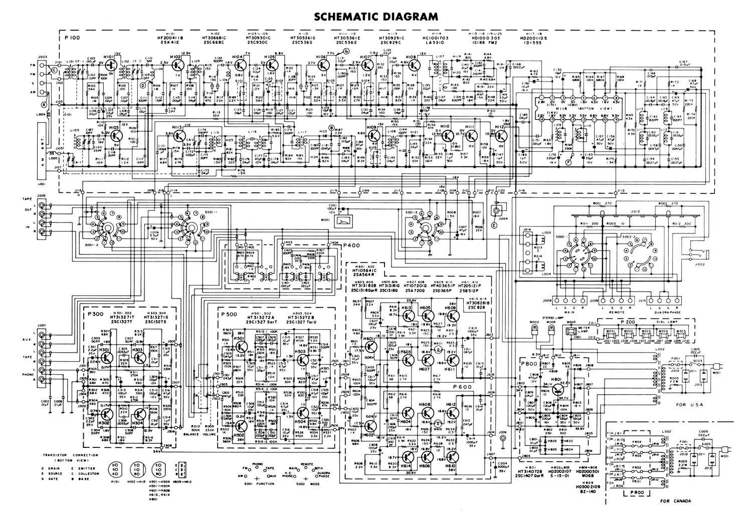 Superscope R 340 schematic