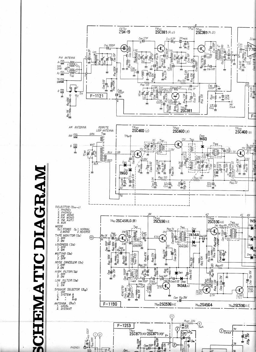 Sansui 2000X Schematic