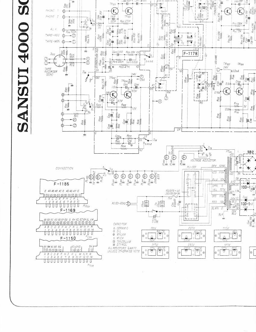 Sansui 4000 Schematic