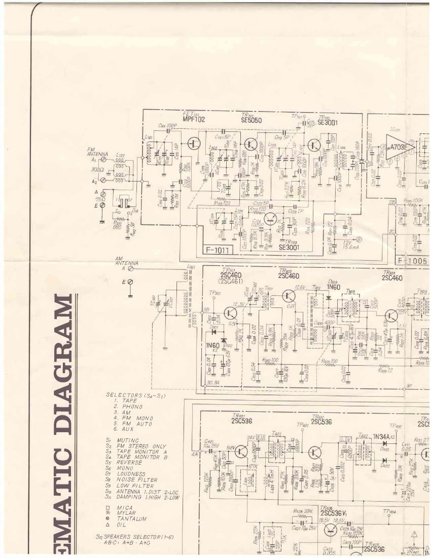 Sansui 5000 Schematic