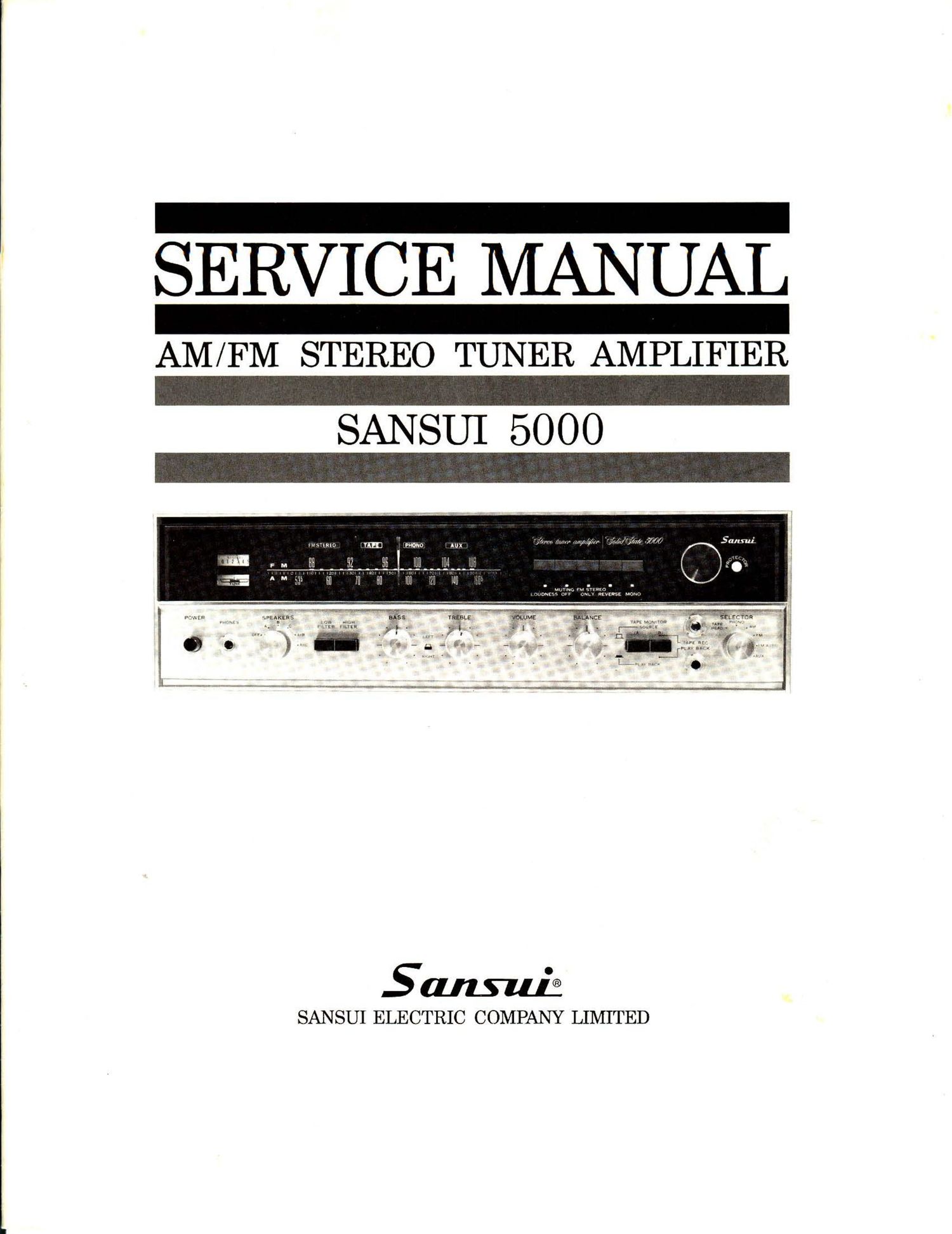 Sansui 5000 Service Manual