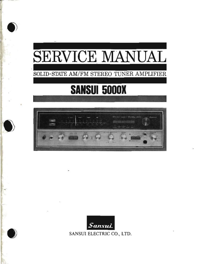 Sansui 5000X Service Manual
