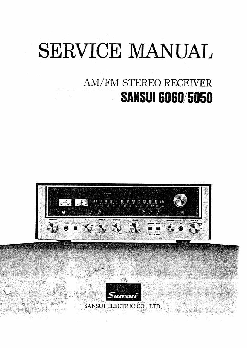 Sansui 5050 6060 Schematic