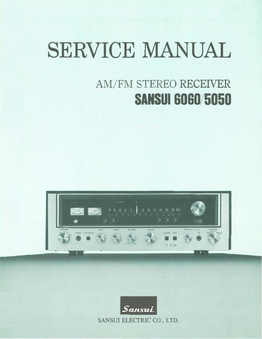 Sansui 6060 Service Manual