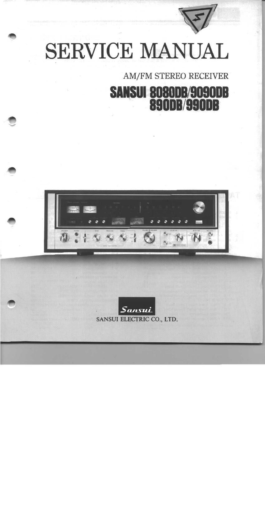 Sansui 8080DB 9090DB Service Manual