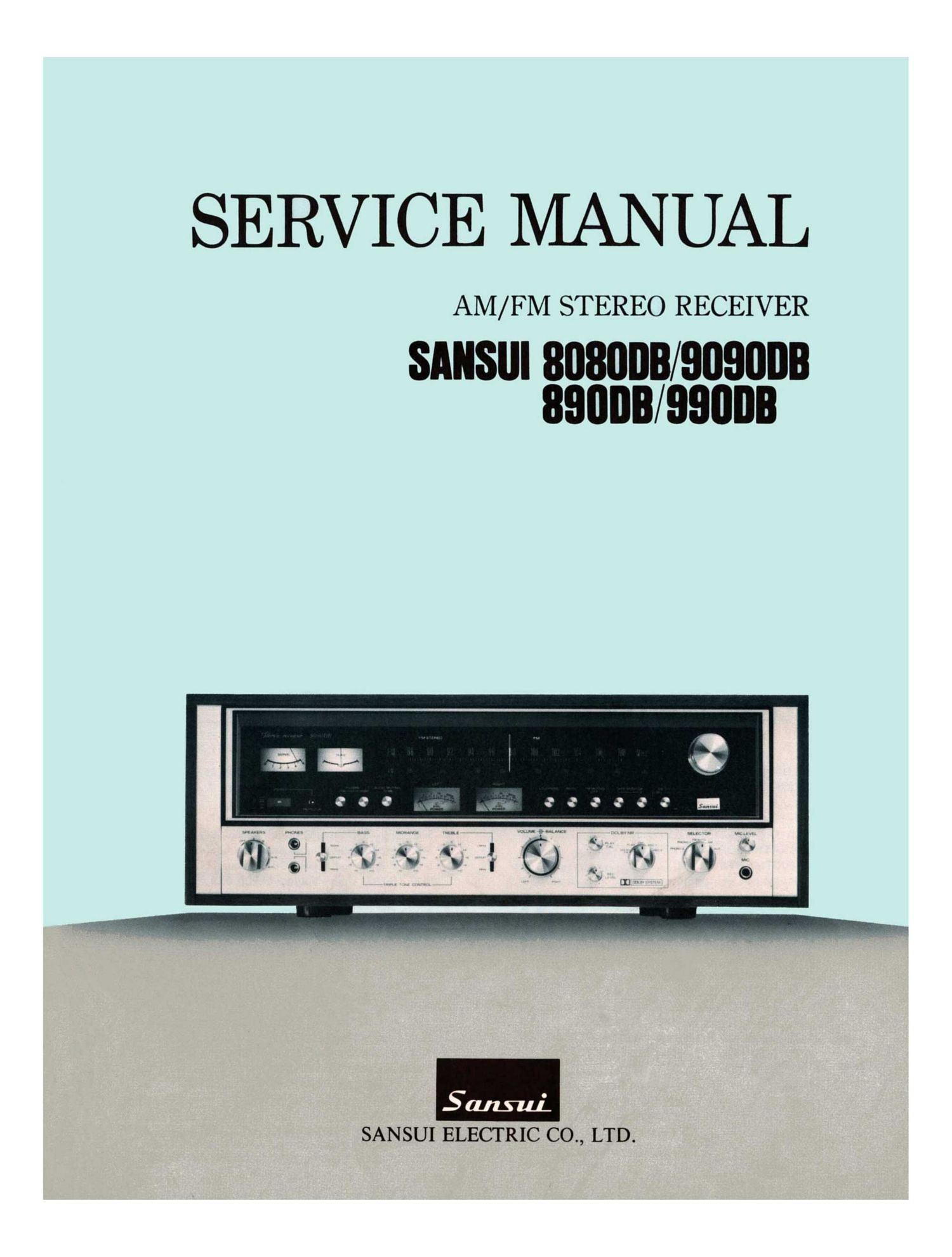 Sansui 880 DB Service Manual