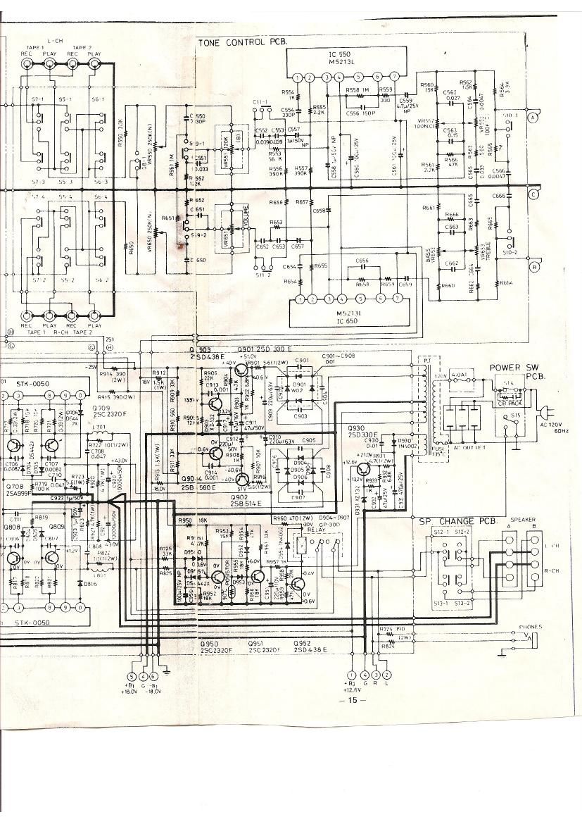 Sansui A 35 Schematic