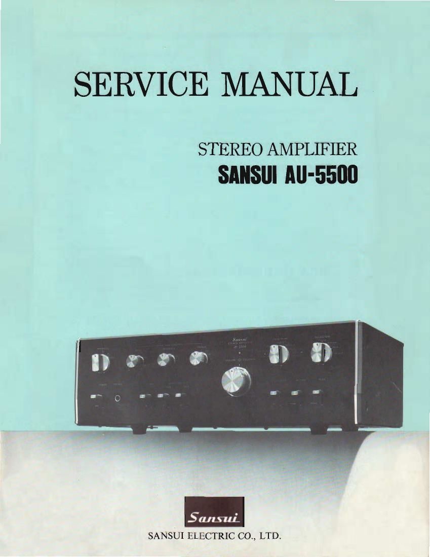 Sansui AU 5500 Service Manual