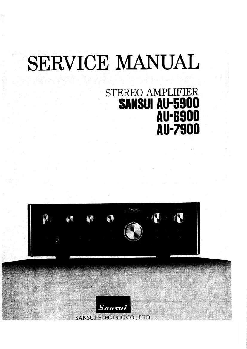 Sansui AU 5900 AU 6900 Service Manual