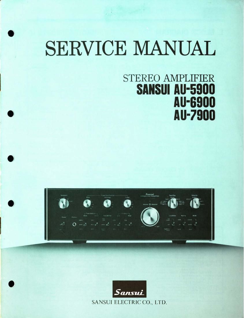 Sansui AU 7900 Service Manual