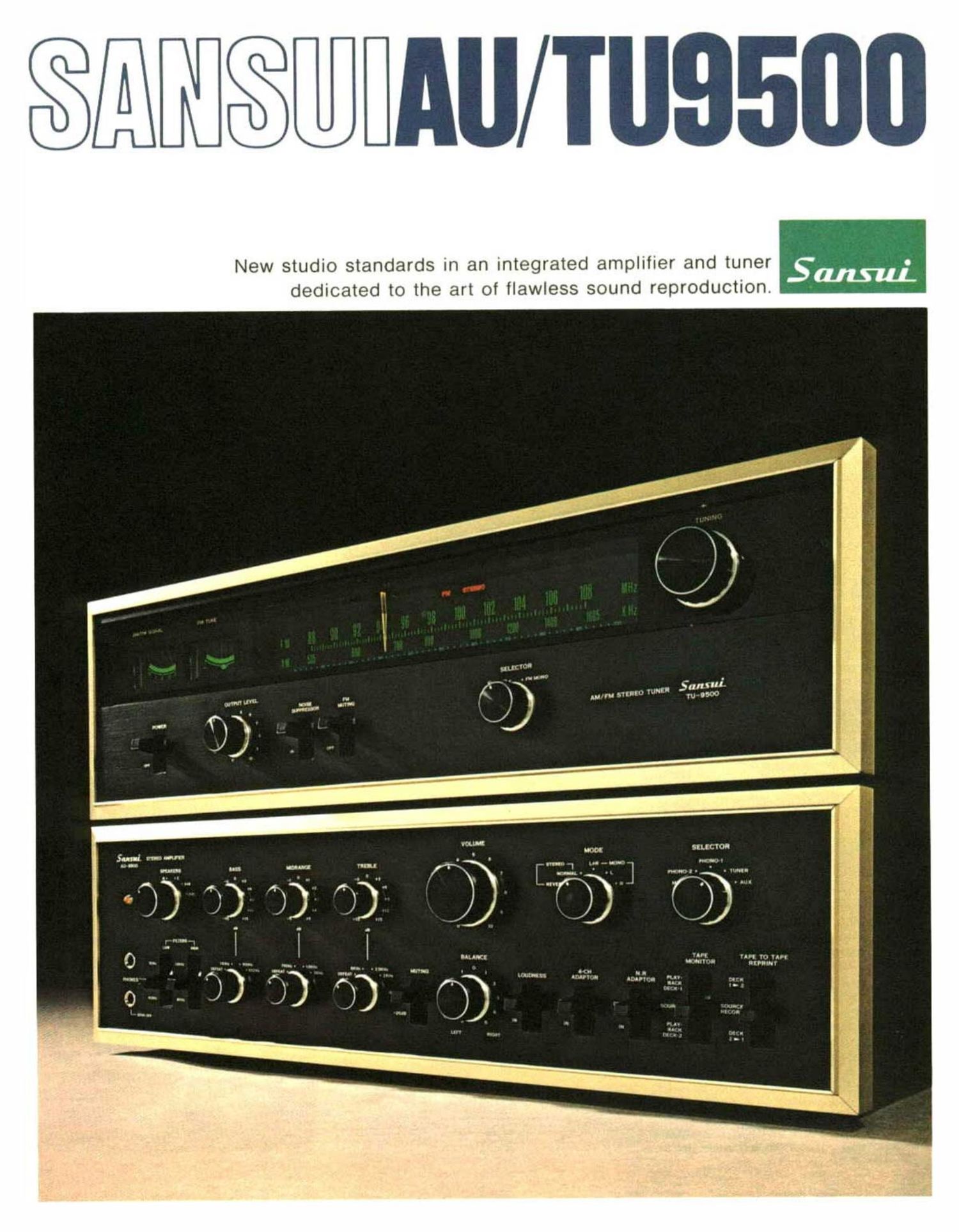 Sansui AU TU 9500 Brochure