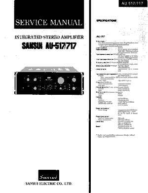 Audio Service Manuals - s / sansui / sansui-au