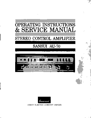Audio Service Manuals - s / sansui / sansui-au