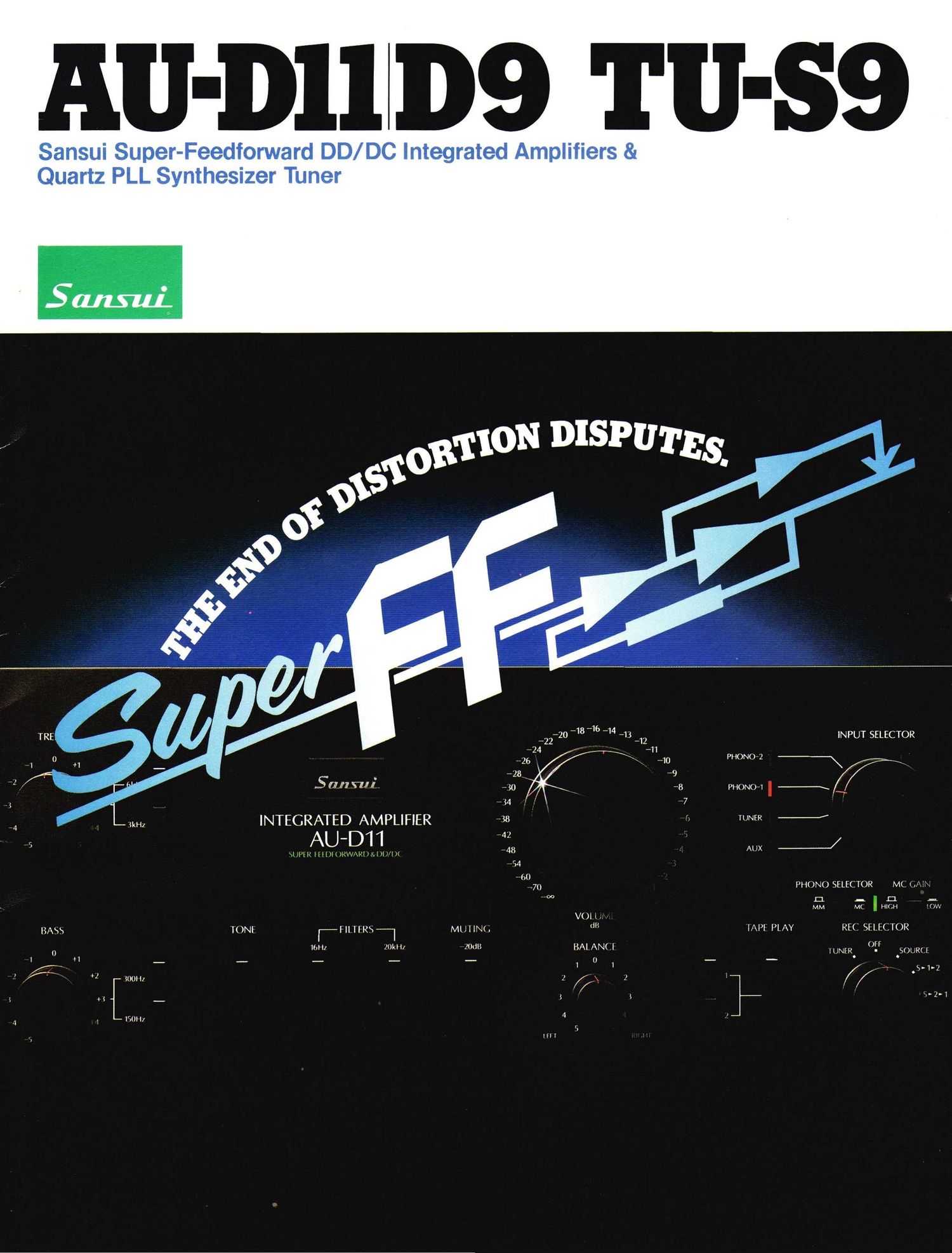 Sansui AUD 11 Brochure