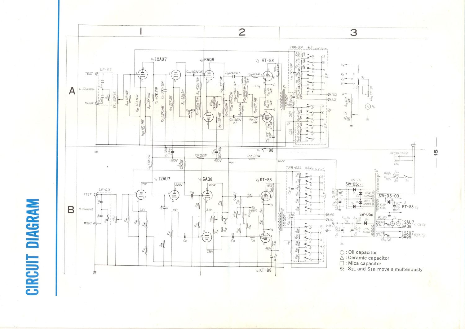 Sansui BA 303 Schematic