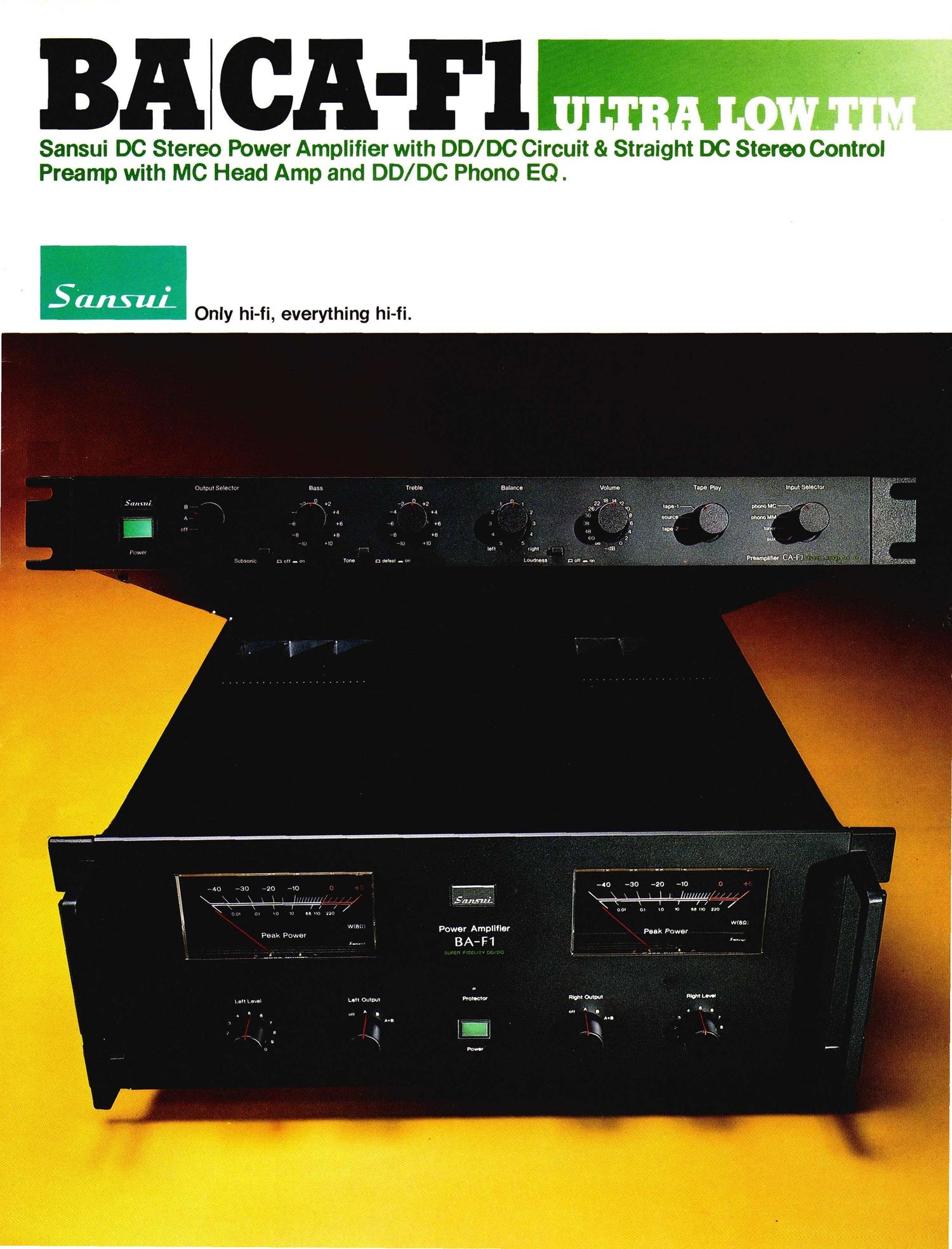 Sansui CAF 1 Brochure