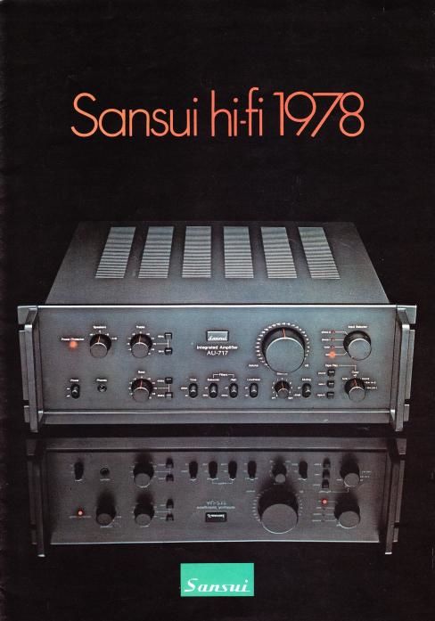 Catalogue Sansui 1978