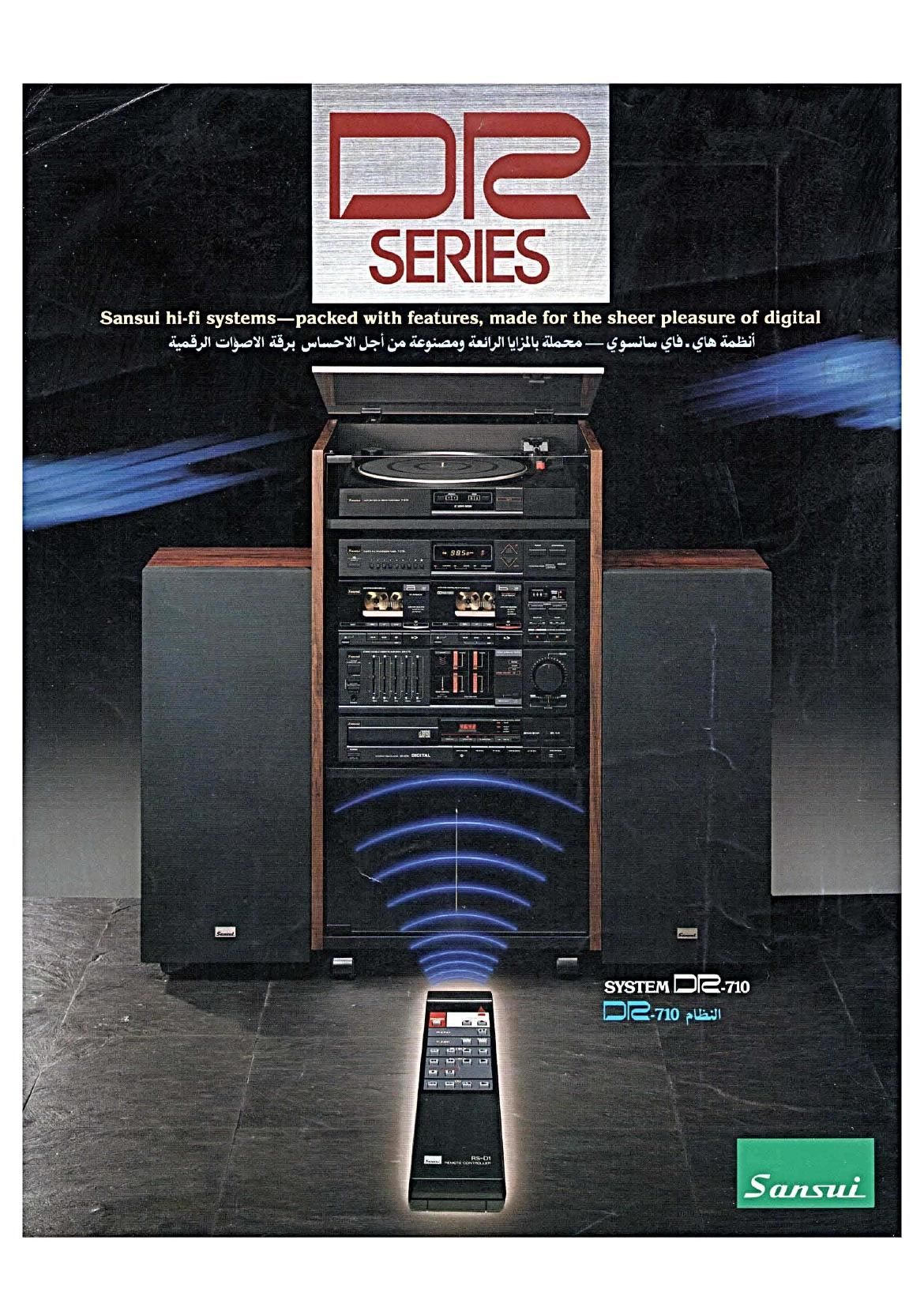 Sansui DR 710 Brochure