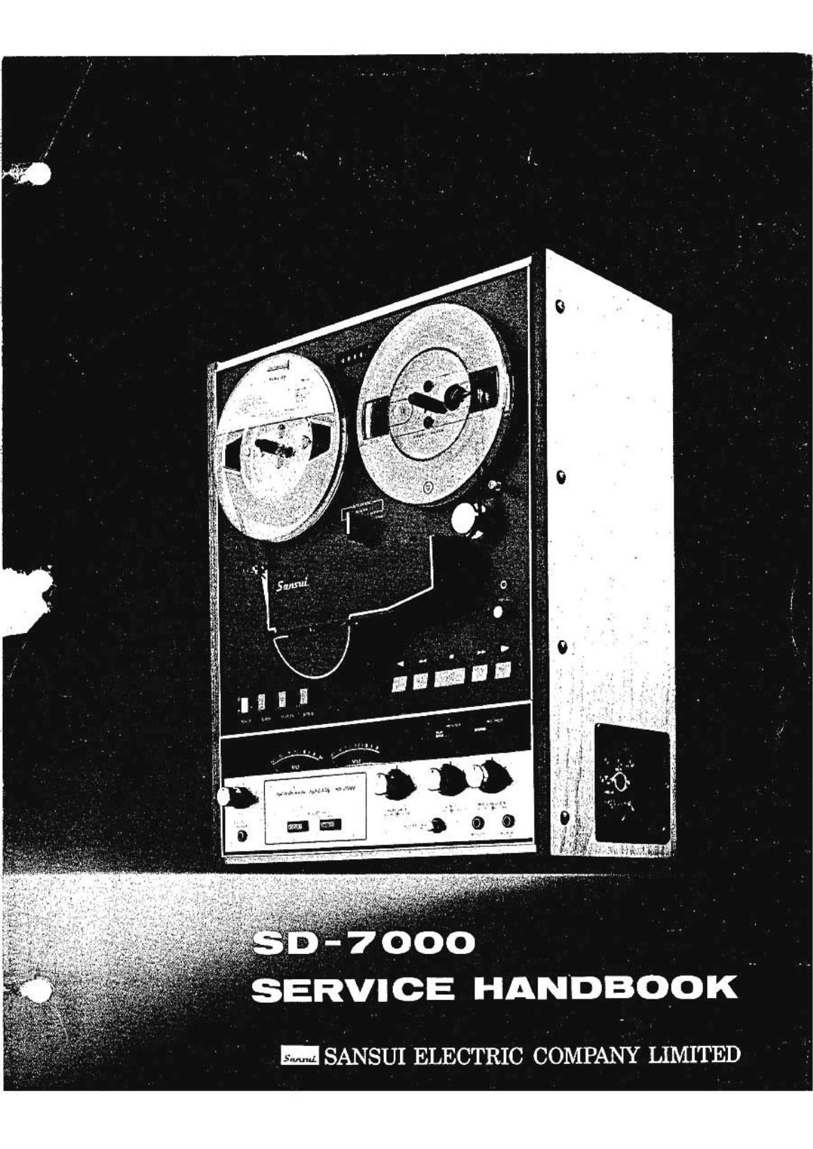 Sansui SD 7000 Service Manual