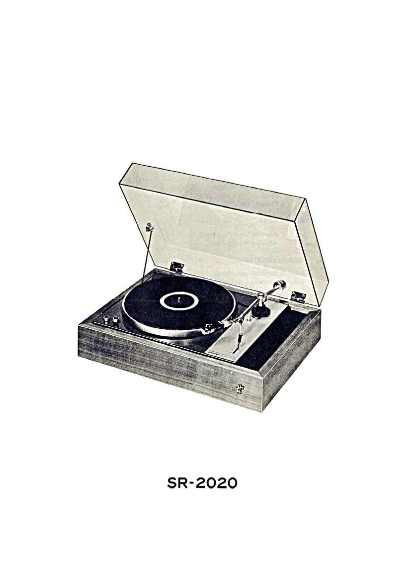 Sansui SR 2020 Service Manual