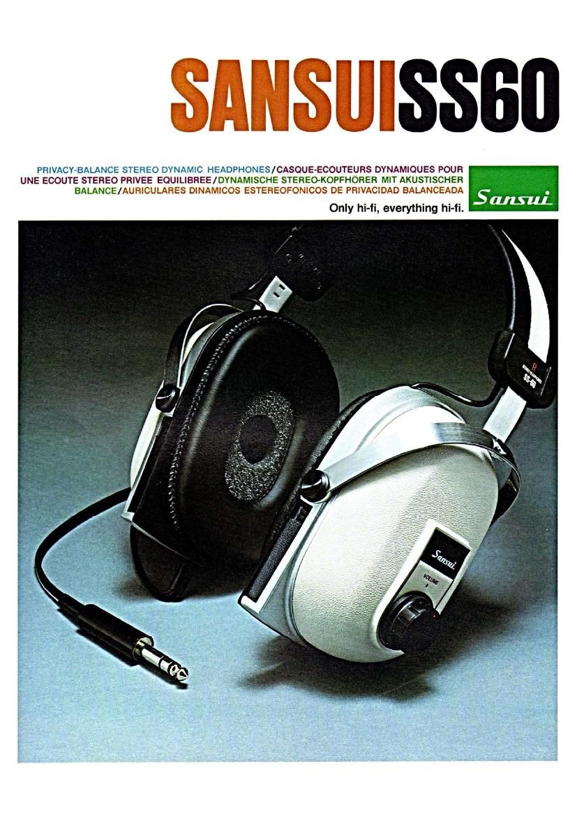 Sansui SS 60 Brochure