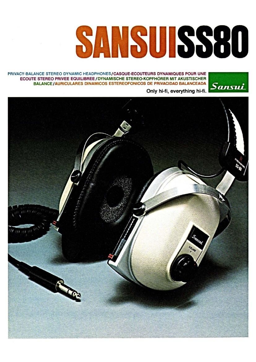 Free Download Sansui Ss 80 Brochure