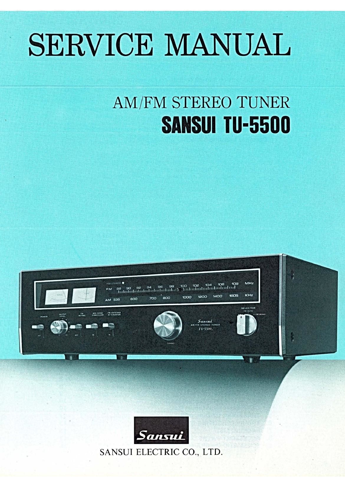 Sansui TU 5500 Service Manual