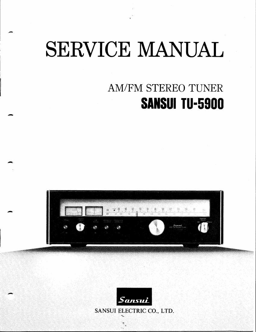 Sansui TU 5900 Service Manual