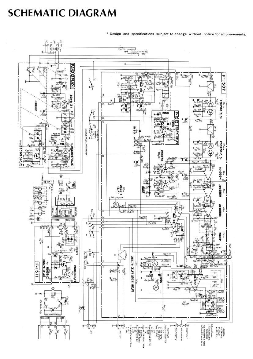 Sansui TU 7700 Schematic