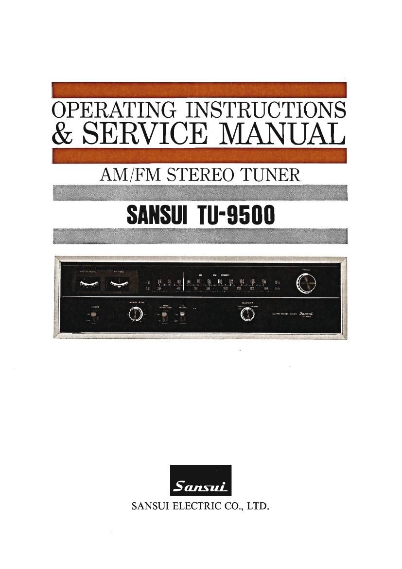 Sansui TU 9500 Service Manual