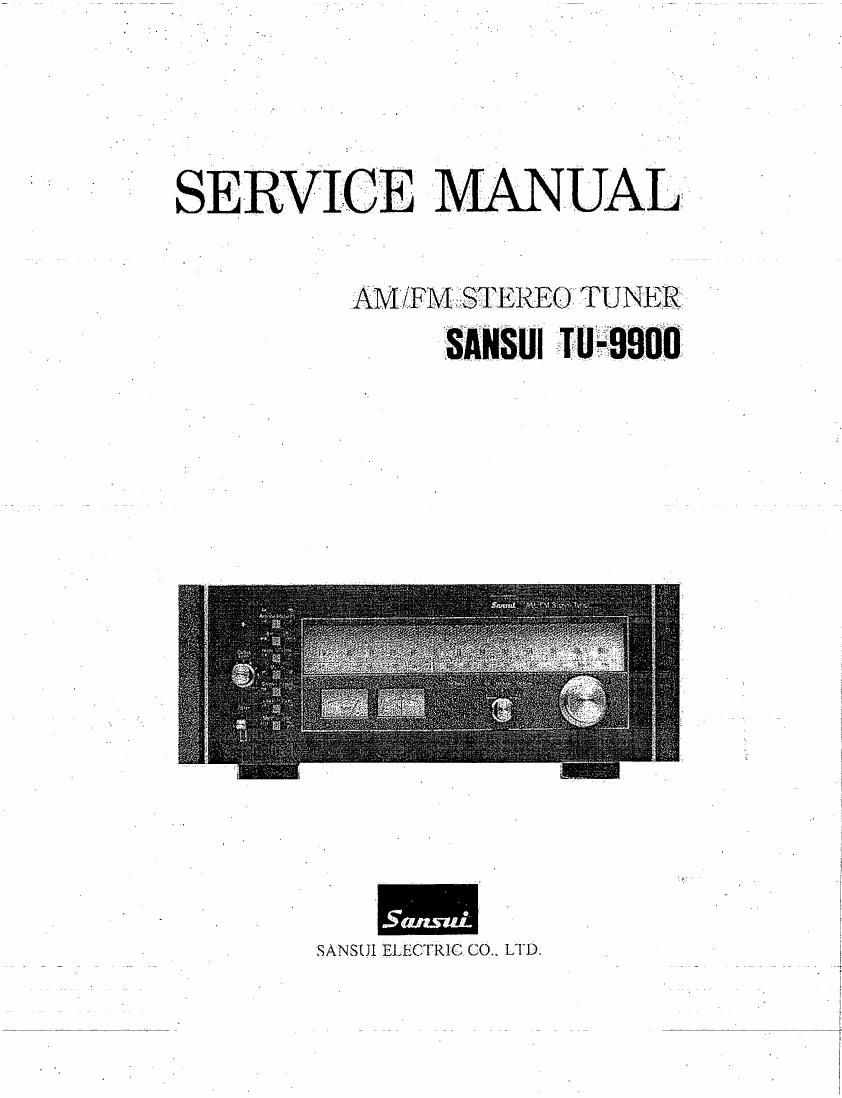 Sansui TU 9900 Service Manual