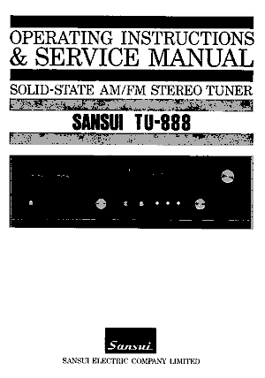 Free Audio Service Manuals - s / sansui / sansui-tu