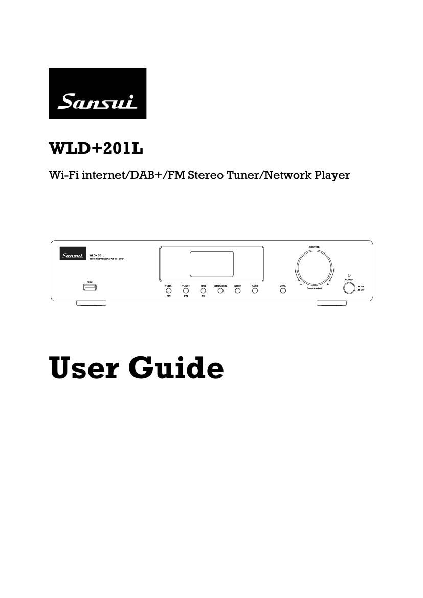 Sansui WLD 201L Owners Manual