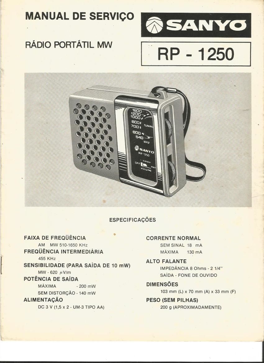 SANYO RP 1250