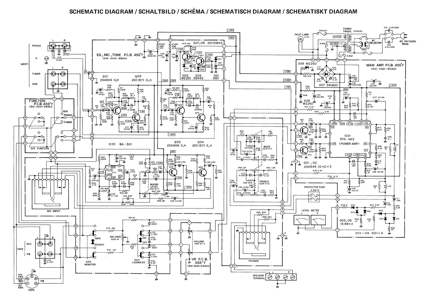 Sanyo DCA 30 Schematic