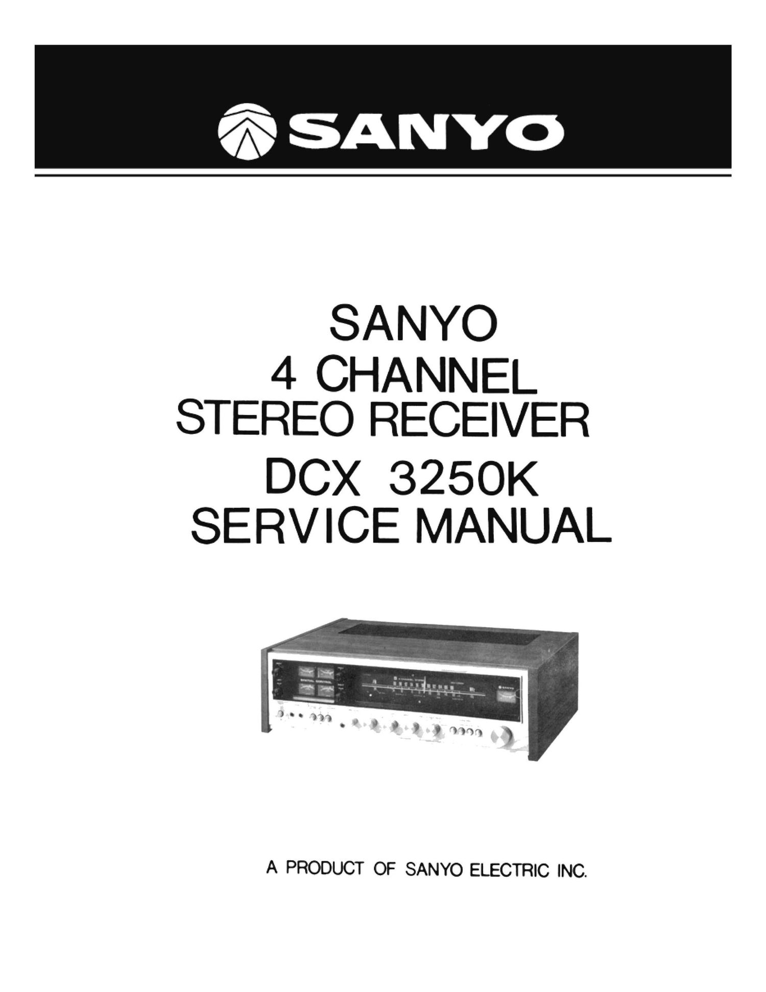 Sanyo DCX 3250K Service Manual