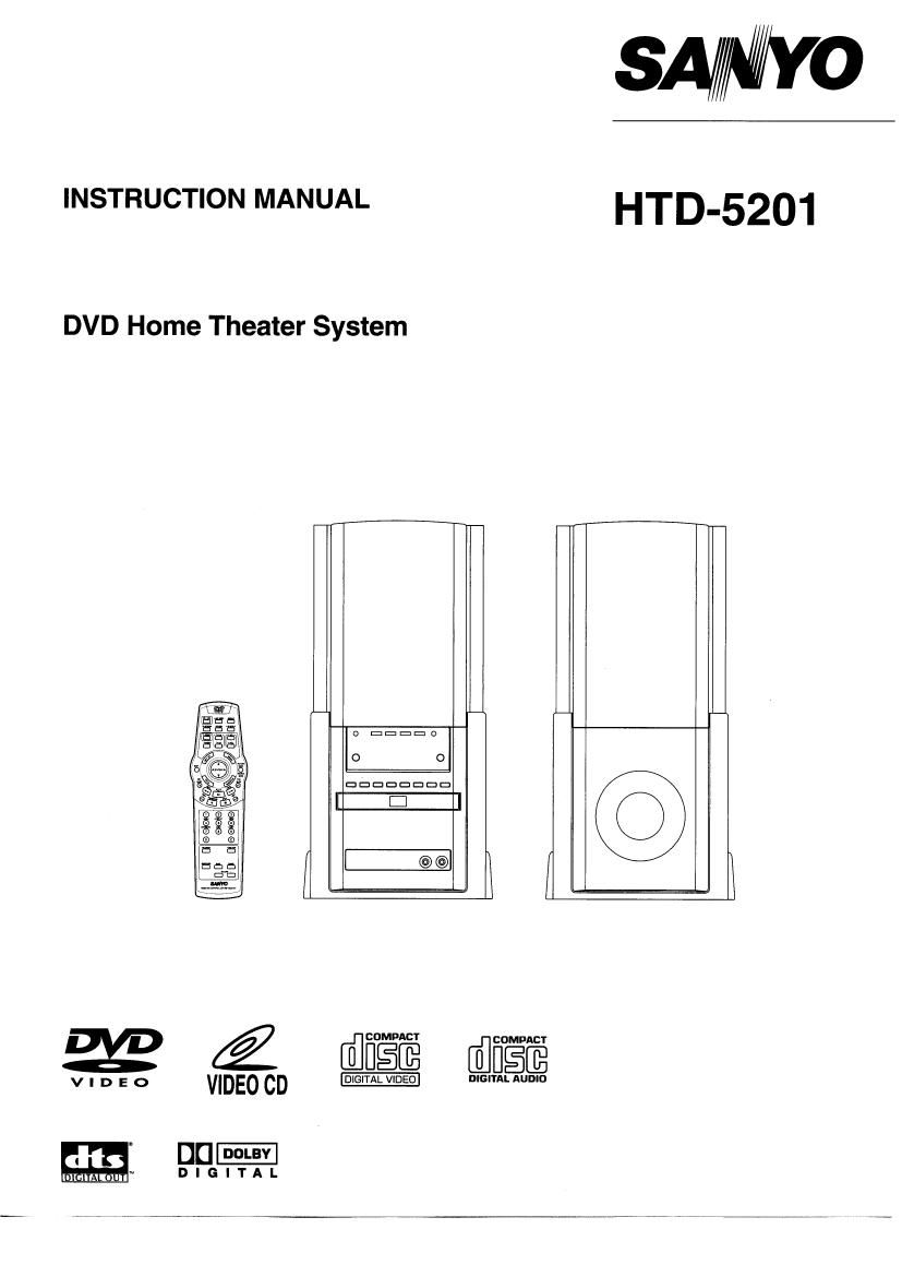 Sanyo HTD 5201 Owners Manual