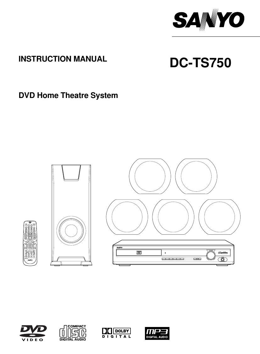 Sanyo DC TS750 Owners Manual