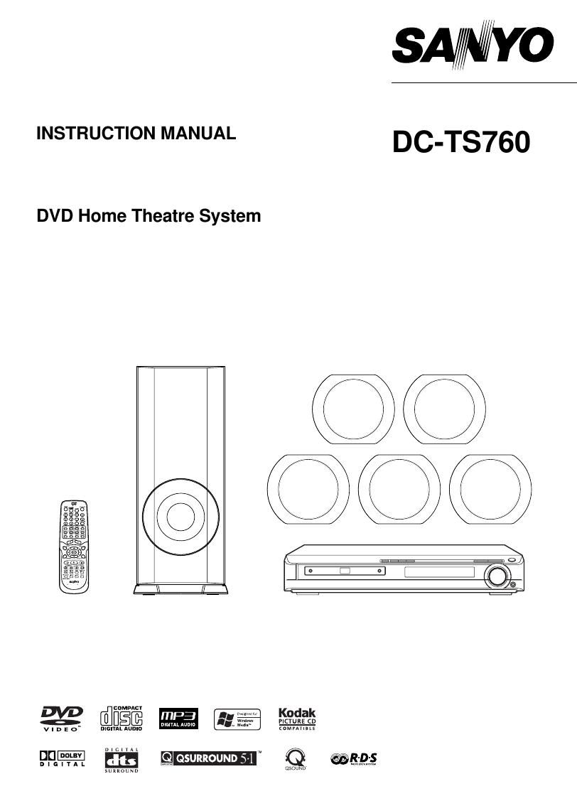 Sanyo DC TS760 Owners Manual