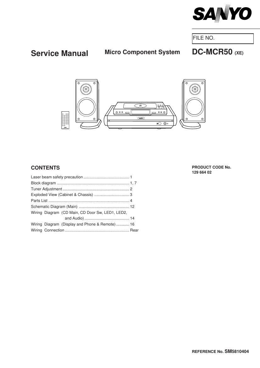 sanyo dc mcr50