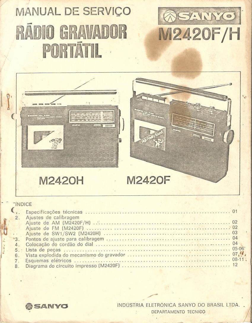 sanyo m 2420F M2420H