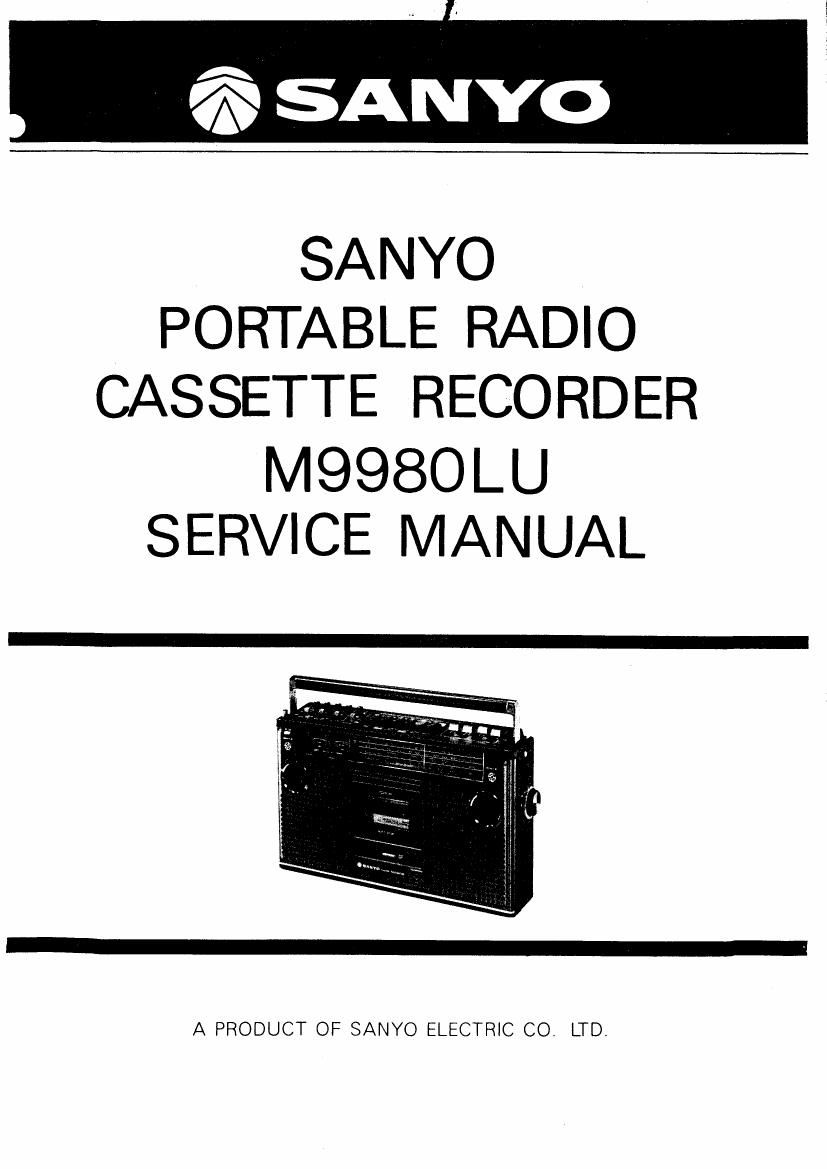 sanyo m 9980lu