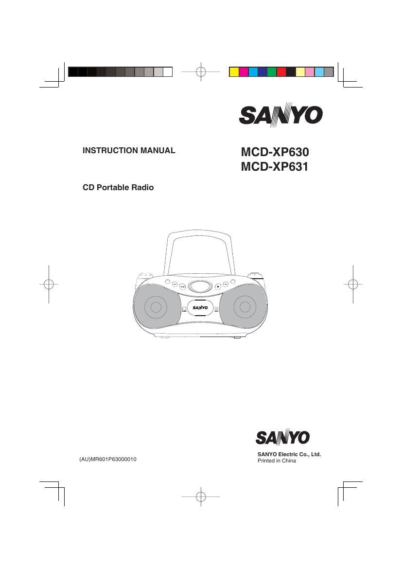 Sanyo MCD XP630 Owners Manual