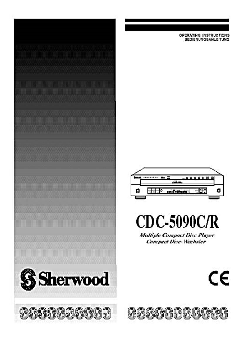 Sherwood CDC 5090 C Owners Manual