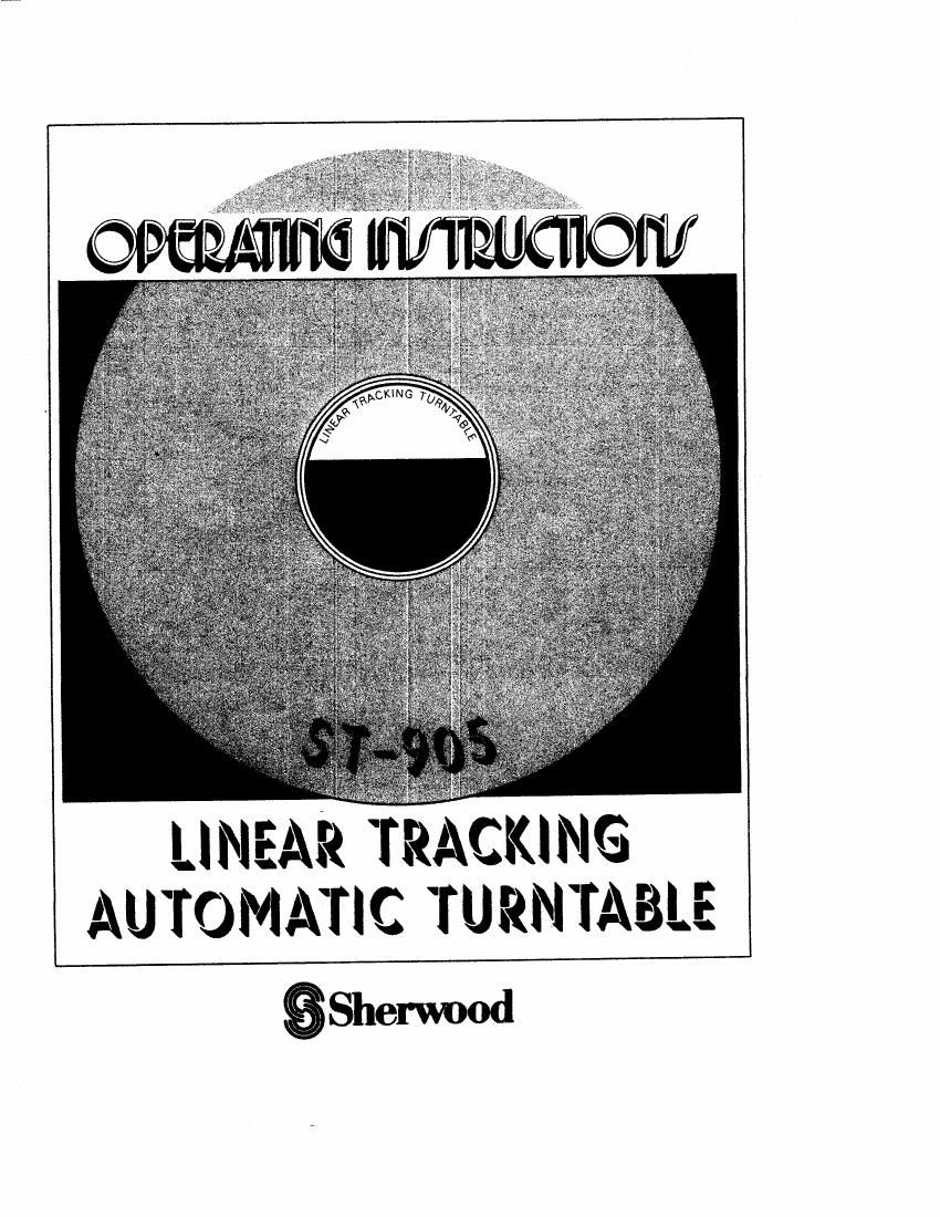 Sherwood ST 905 Owners Manual