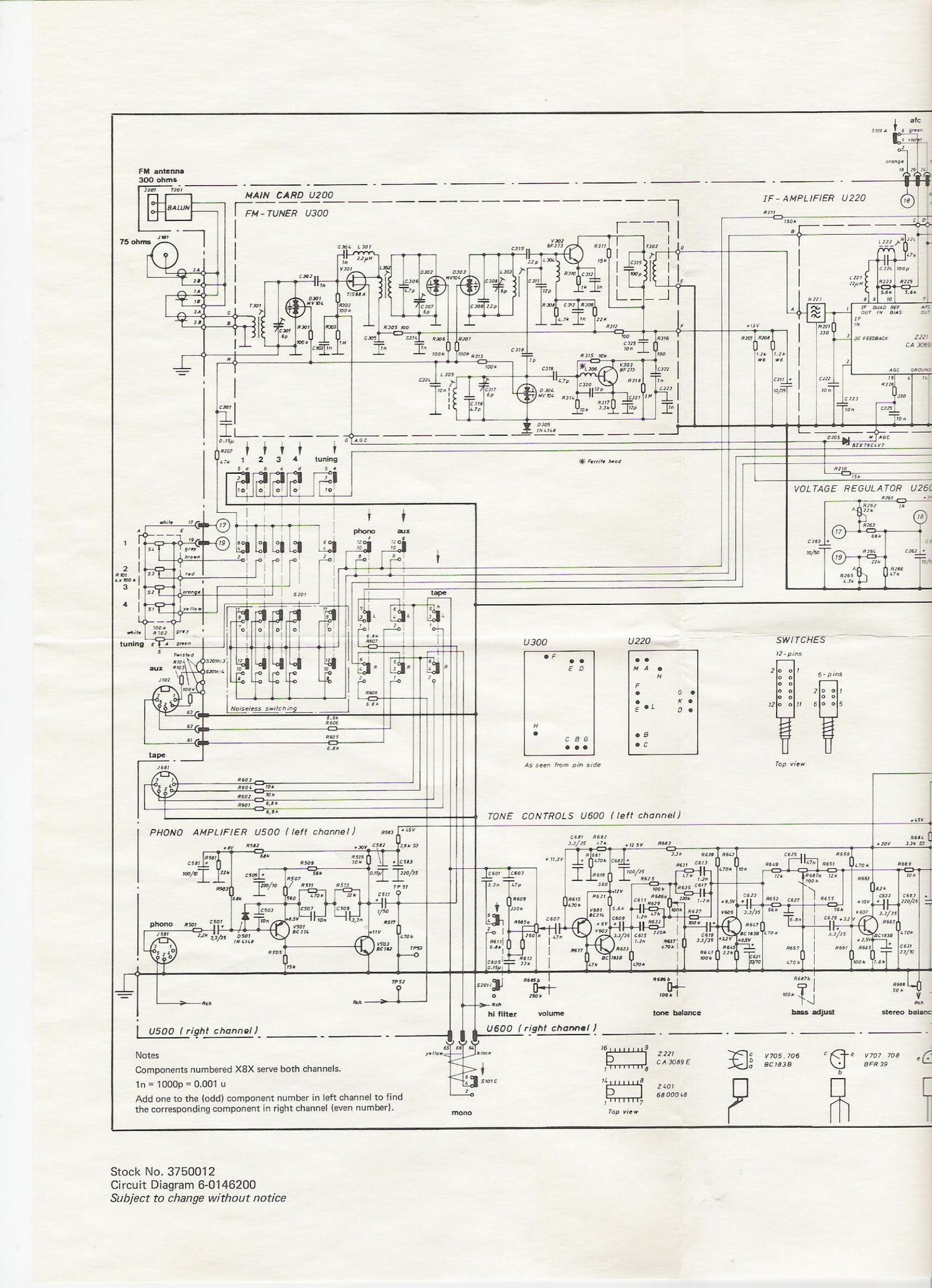 Sonab R 3000 schematic